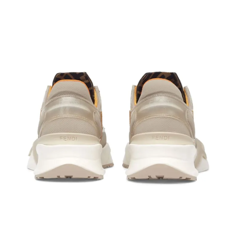 FENDI Runner Low Top Ash Grey/Orange-4