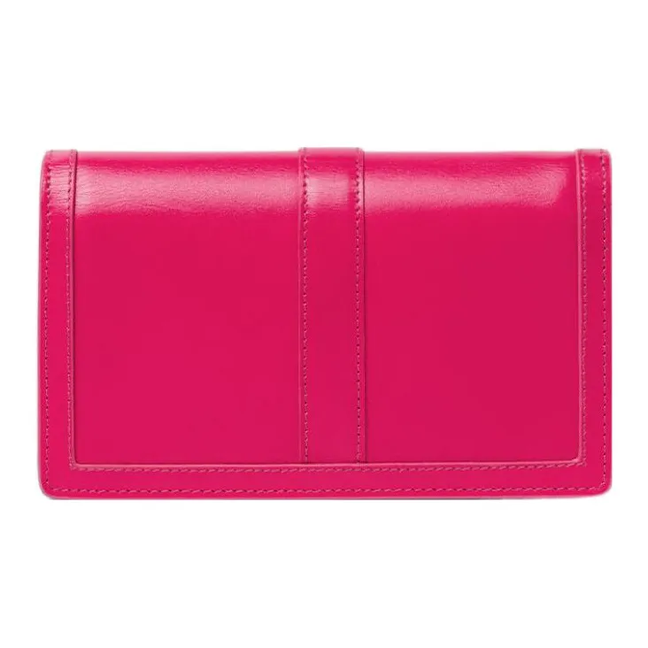 VERSACE Greca Goddess Cow Leather With Lambskin Trim One Shoulder Crossbody Clutches Mini Women's Pink-2