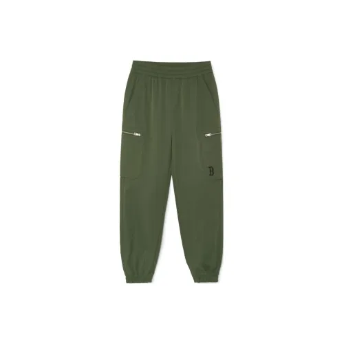 MLB Knitted Sweatpants Men Olive Green