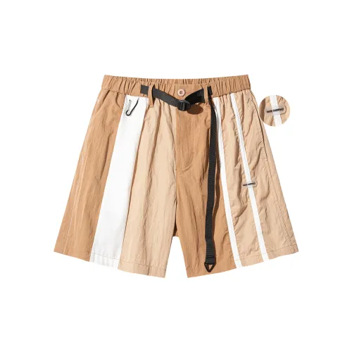 FAIRWHALE Casual Shorts Unisex Khaki