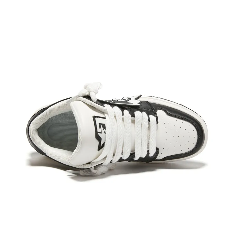 BAIJINGFANG Stylish Skateboarding Shoes Men's Black-2