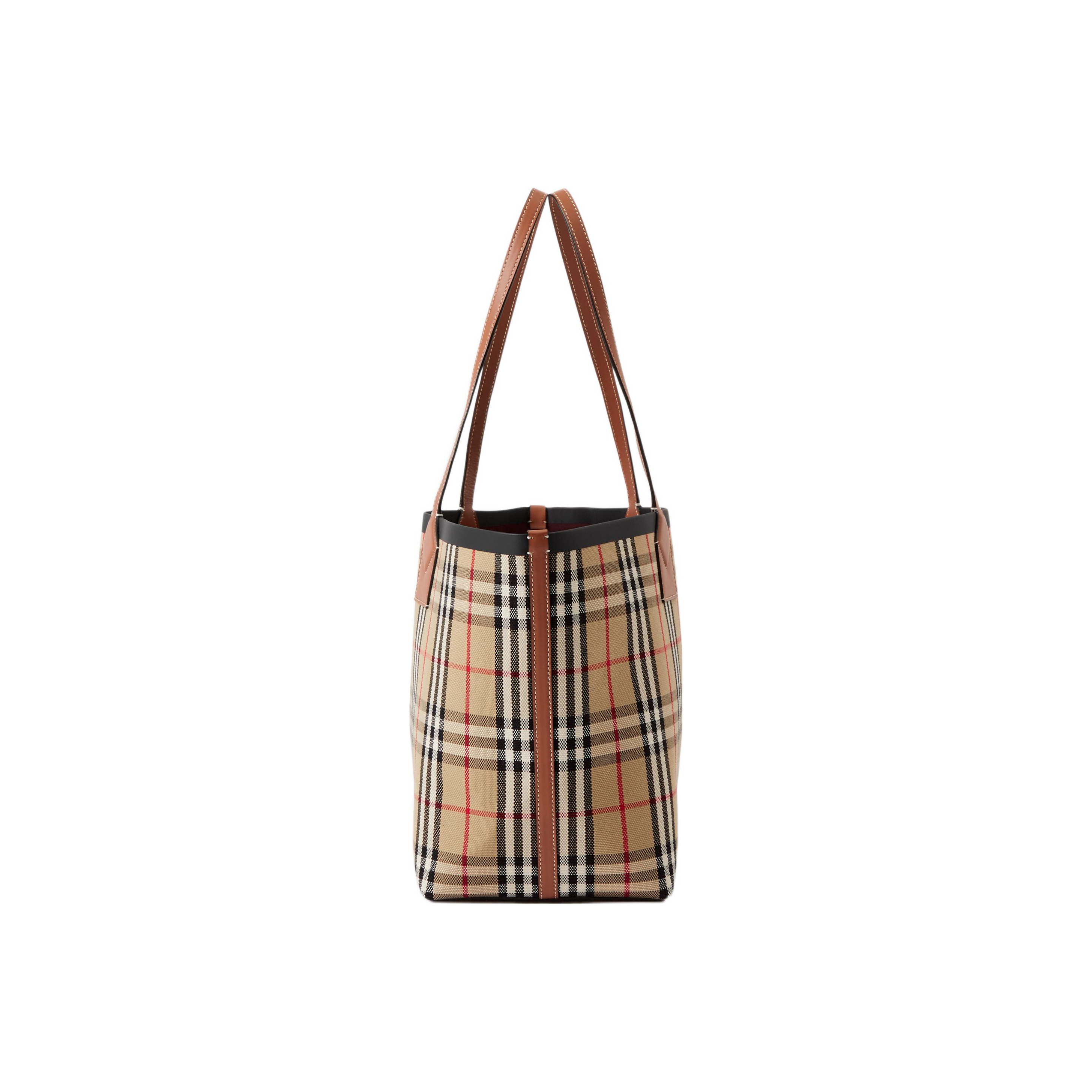 BURBERRY - 激レア✨ BURBERRY フレア キャンバス トートバッグ