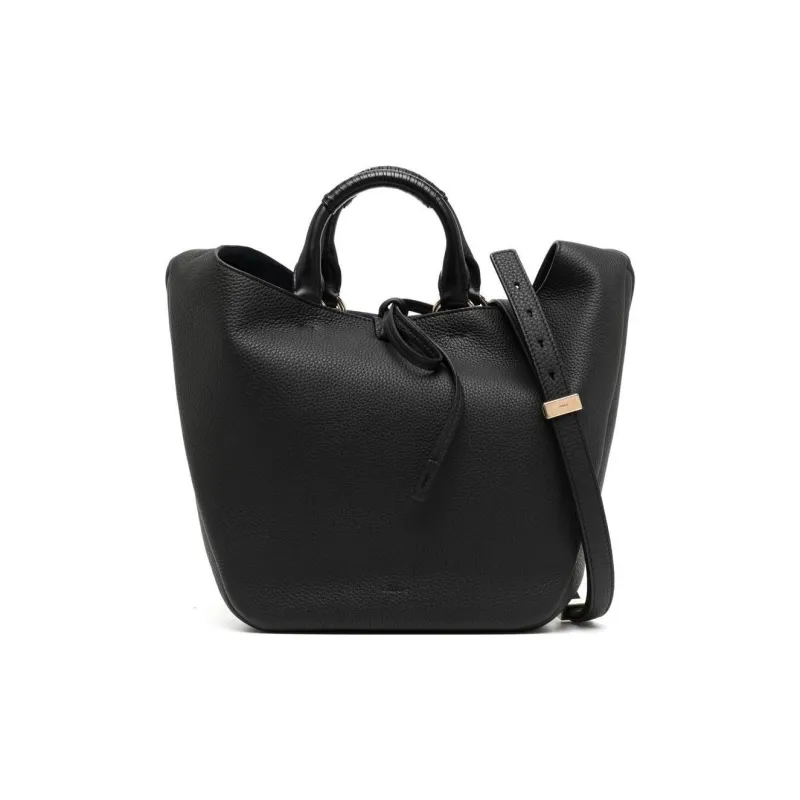 Chloe Calfskin Crossbody One Shoulder Handbags Women's Black-0