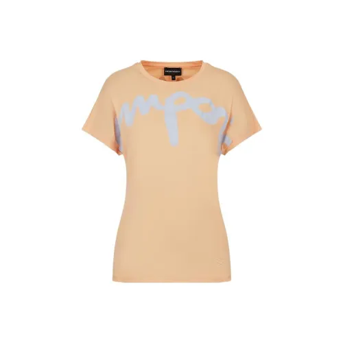 EMPORIO ARMANI T-Shirts Women's Melon Yellow