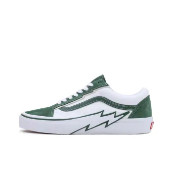 Old Skool Vans 'Bolt   Green'