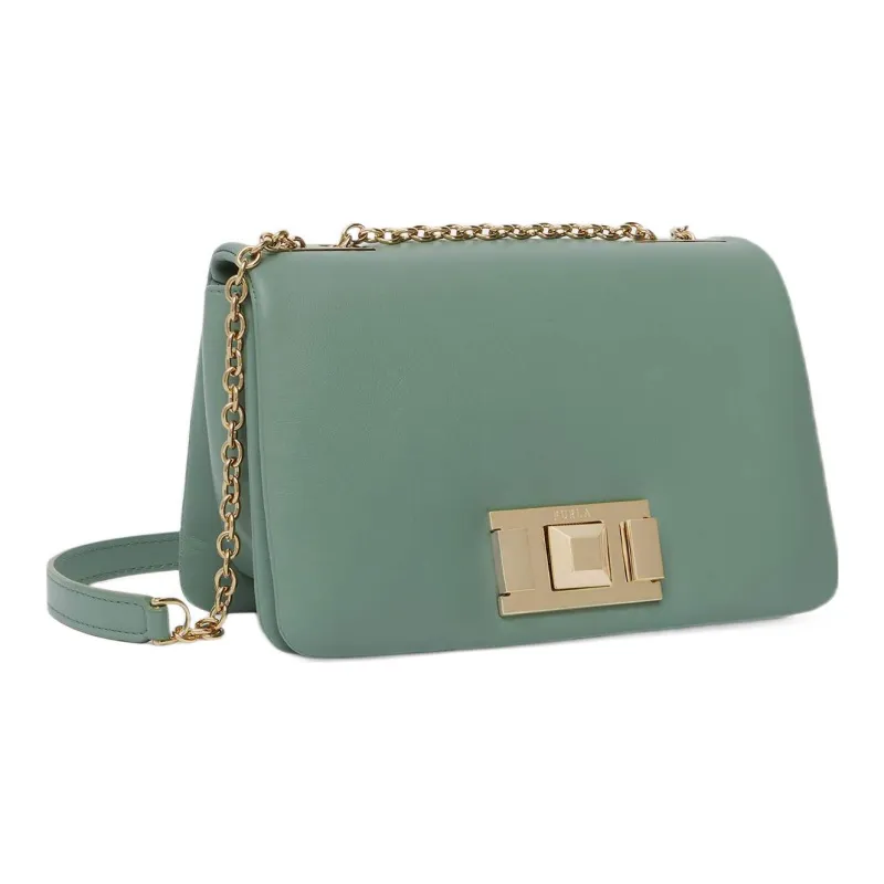 Furla Cowhide Leather Shoulder Bag Crossbody Bag Mini Women's Pea Green-1