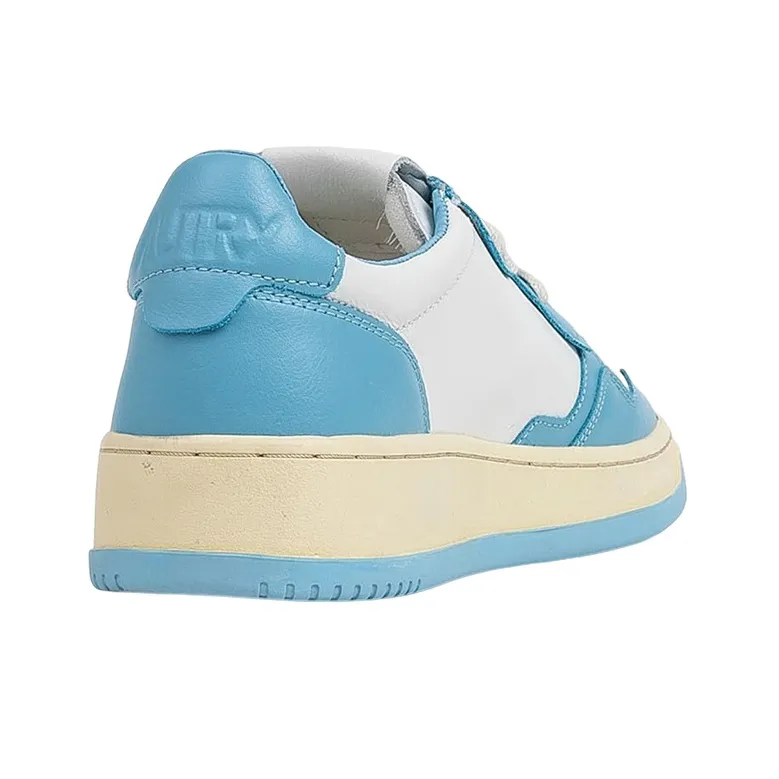 AUTRY Medalist Low Leather 'Light Blue White' Women's-4