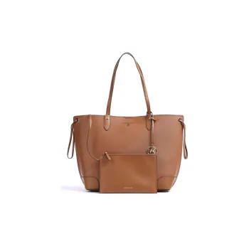 MICHAEL KORS Edith Saffiano Leather Tote Bag Shopping Bag Shoulder Bag Handbag Large Size Women's Brown