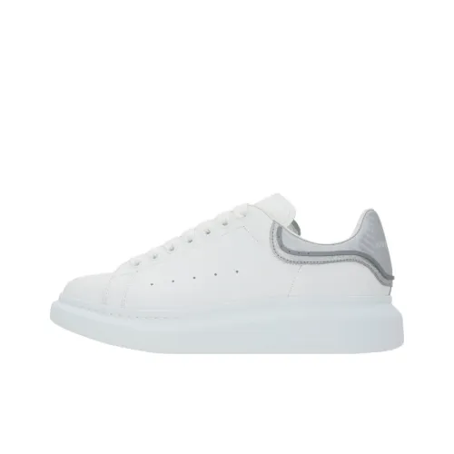 Alexander McQueen Oversized White Silver Metallic