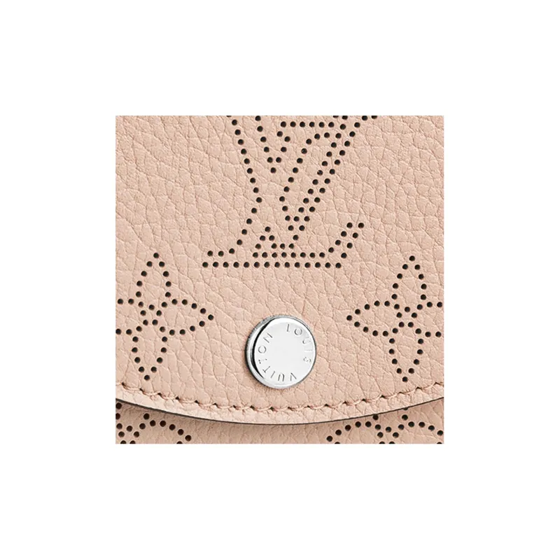 LOUIS VUITTON Calfskin Wallet Women's Pink-5