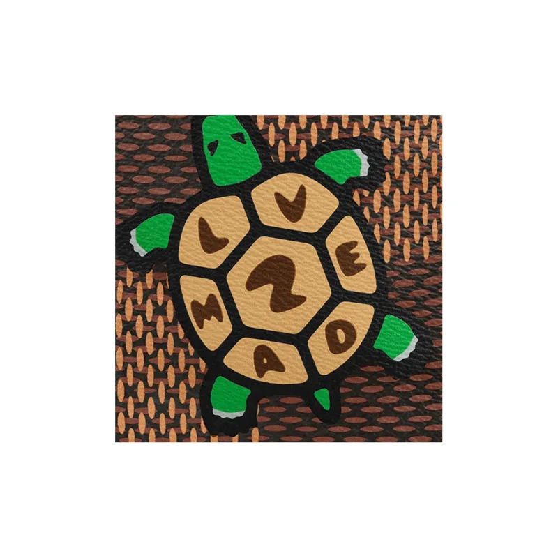 LOUIS VUITTON X NIGO Double Phone Pouch Unisex Brown-6