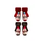 2 Pack (Burgundy+Black)+Box