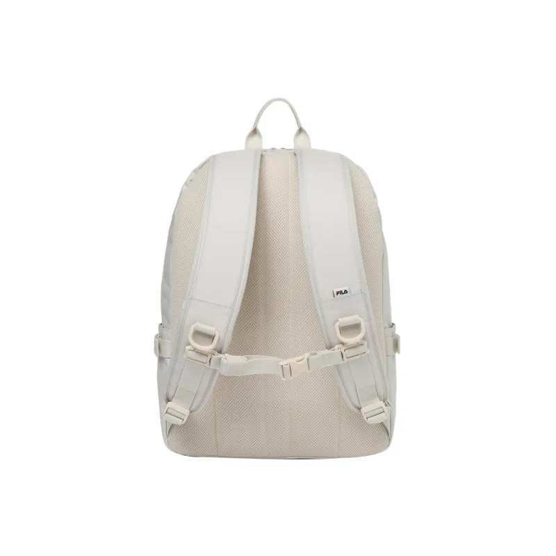 FILA Nylon Backpack Regular Unisex Cream White-1