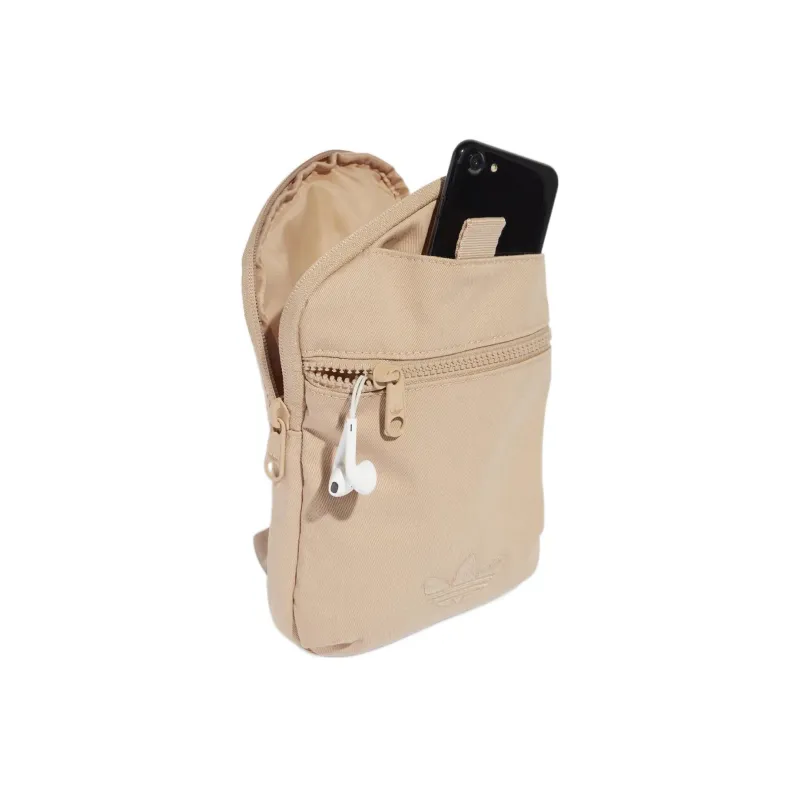 Adidas Originals Cotton One Shoulder Crossbody Bag, Sling Bag Unisex Light Umber-3
