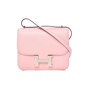 HERMES Constance Swift Calfskin Shoulder Bag Crossbody Bag Mini Women's 3Q Rose Sakura Cherry Blossom Pink
