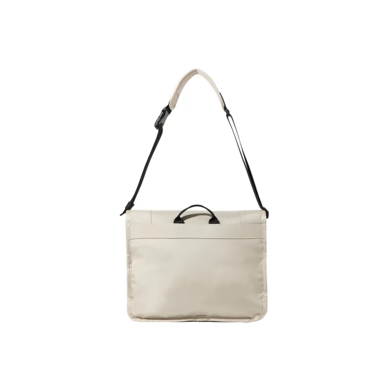 FILA Polyester Messenger Bag, Handbag, Shoulder Bag, Crossbody Bag Medium Size Unisex Ecru-1