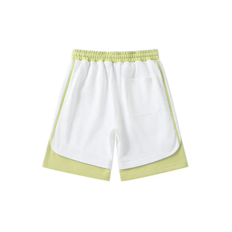 LAMLICKA Sports Shorts Unisex White-1