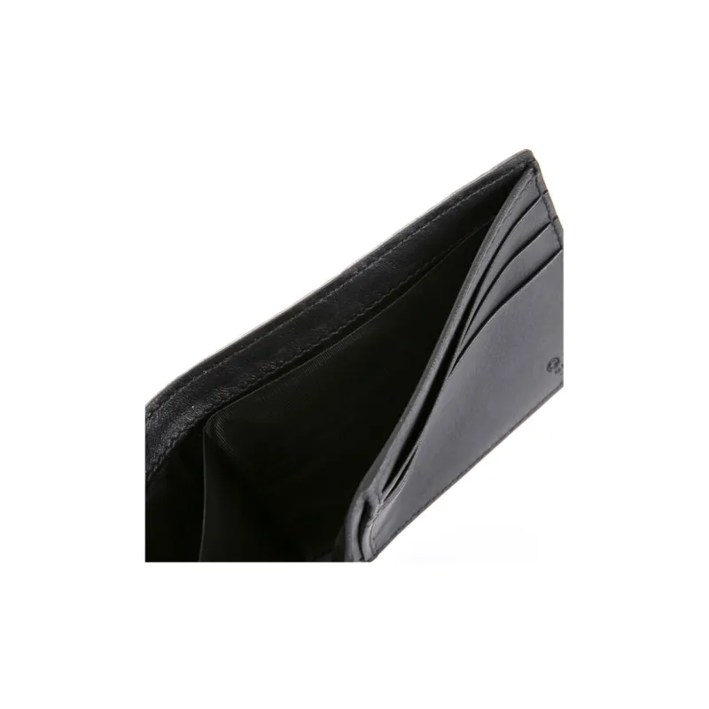 GUCCI Wrinkle Free Cow Leather Wallets Card Holders Men's Black-6