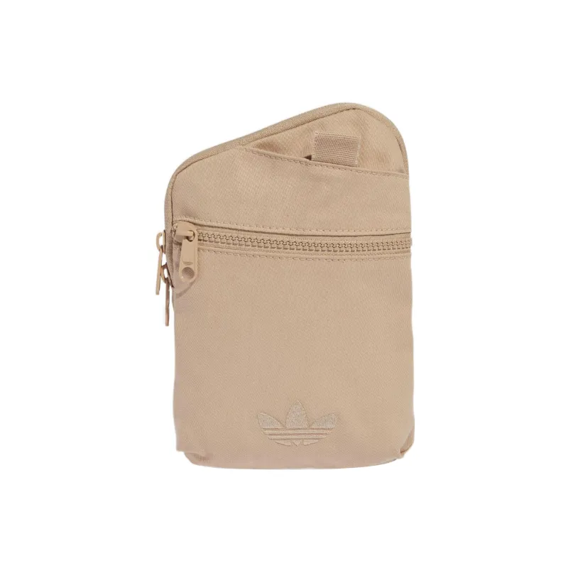 Adidas Originals Cotton One Shoulder Crossbody Bag, Sling Bag Unisex Light Umber-0