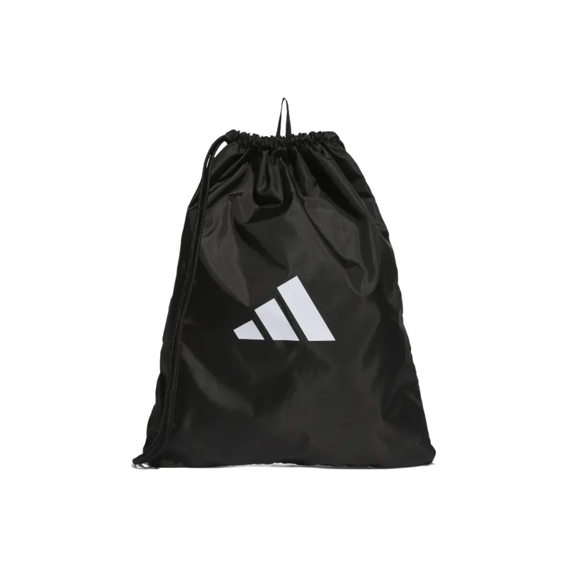 Adidas Recycled Polyester Plain Weave Fabric Handbag, Shoulder Bag, Crossbody Bag, Gym Bag Tubas Unisex Black-0
