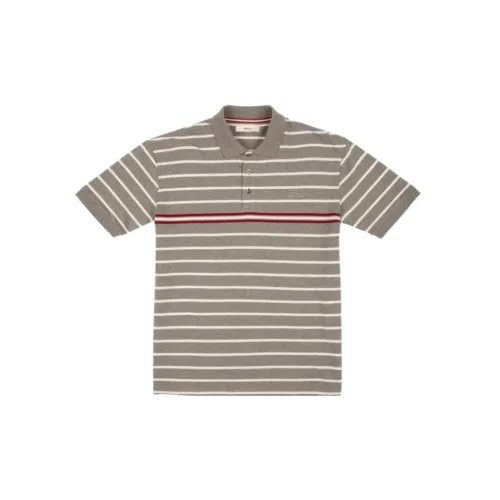 BALLY Polo Shirts Men Gray