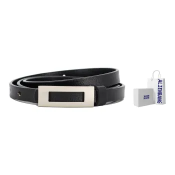 ALIEN BANG Cow Leather Leather Belts Women's 1.1CM