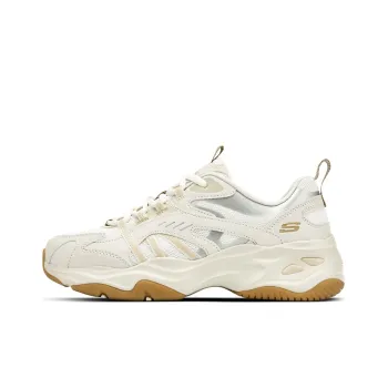 Skechers D'LITES 4.0 Fresh Look Bear Collection Breathable Lightweight Low Top Casual Shoes Women's Natural