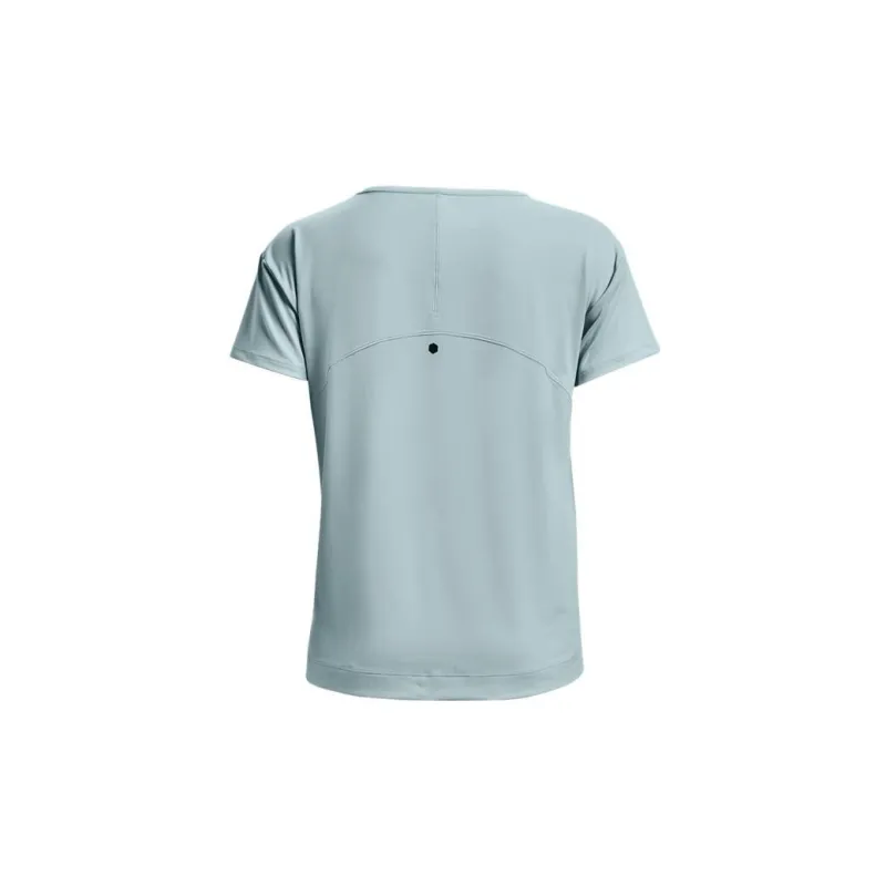 Under Armour RUSH Drop Shoulder Sleeve T Shirt Women's Blue-1