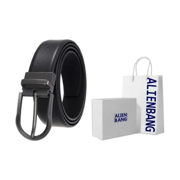 ALIEN BANG Cow Leather Leather Belts Men's 3.5CM
