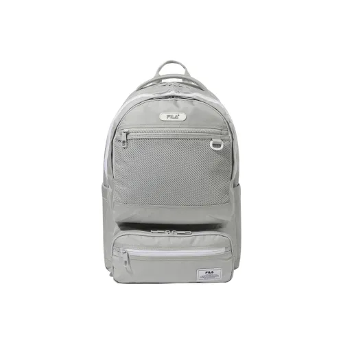 FILA Nylon Backpack Regular Unisex Light Gray