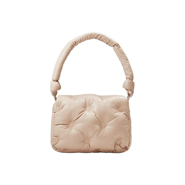 VICTORIA·HYDE PU Cloud Bag, Shoulder Bag, Chanel Inspired Bag, One Shoulder Handbag Medium Size Women's Multicolor-14