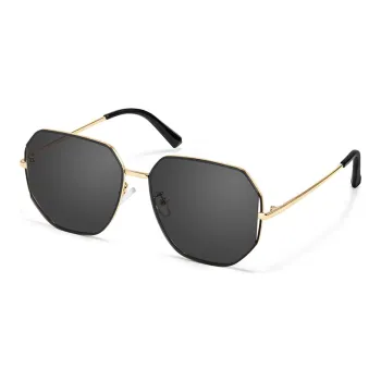 MUYKUY Stainless Steel Irregular Shape Sunglasses Unisex