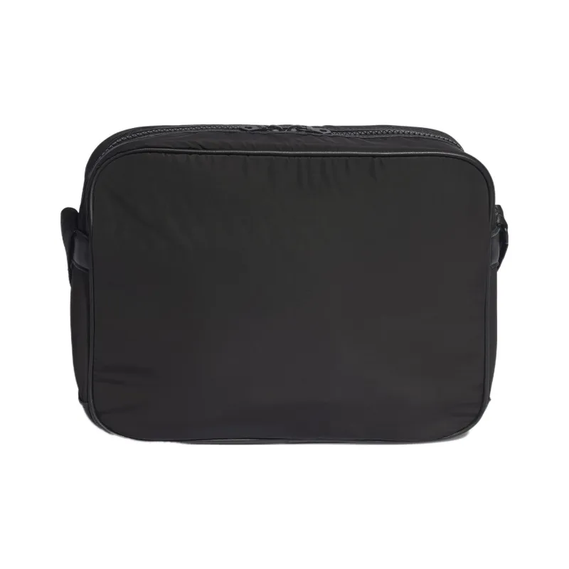 Adidas Originals Blue Version Collection Recycled Polyester One Shoulder Crossbody Travel Bag Regular Unisex Black-4