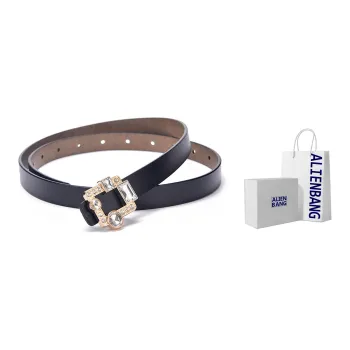 ALIEN BANG Cow Leather Leather Belts Women's 2.3CM