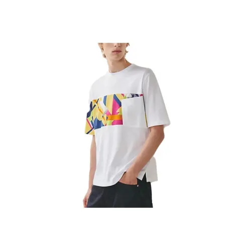 HERMES T-Shirts Men White/Pink