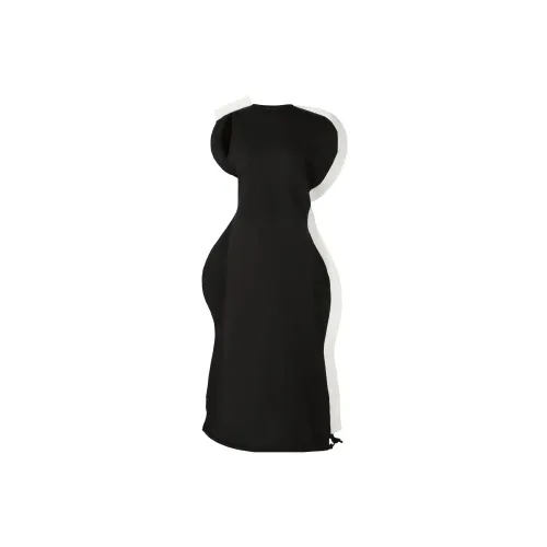 ISSEY MIYAKE Sleeveless Dresses Women's Black