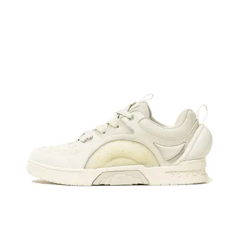 TheOriginAttribute TOA Low Top Skateboard Shoes Unisex Bright White