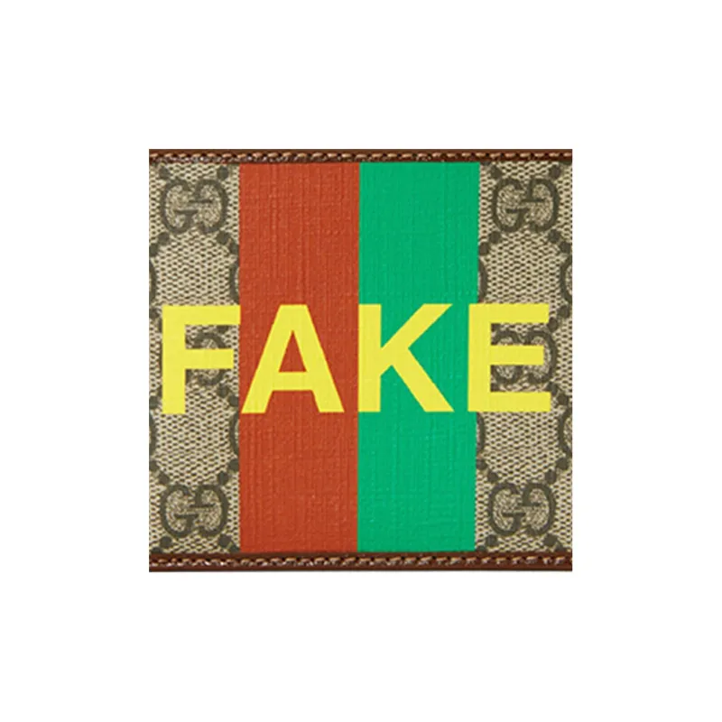 GUCCI Canvas With Leather Wallet Men's Raven Beige-5