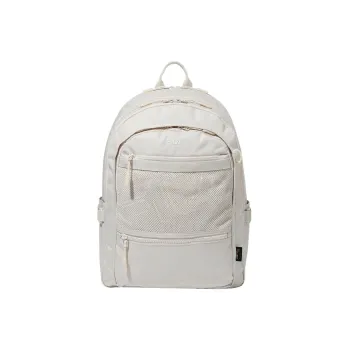 FILA Nylon Backpack Regular Unisex Cream White