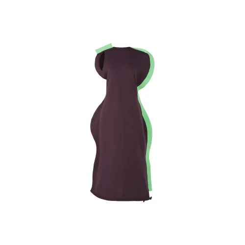 ISSEY MIYAKE Sleeveless Dresses Women's Dark Purple