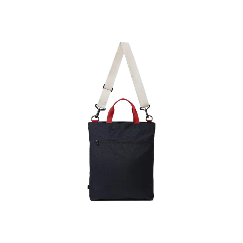 FILA Polyester Tote Bag Shopping Bag One Shoulder Handbag Crossbody Bag Regular Unisex Inks Navy-1