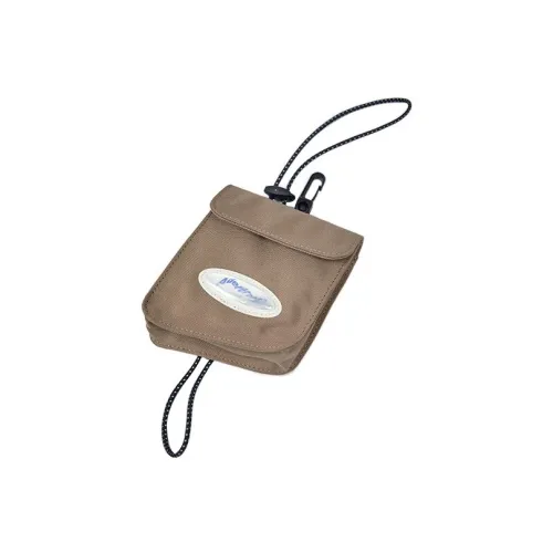 ADER ERROR Polyester Clutch Cell Phone Pouch, Coin Purse Mini Unisex Khaki