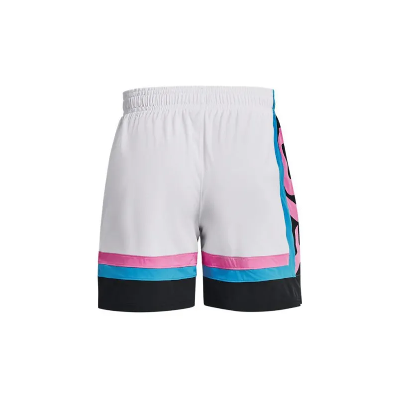 Under Armour Basketball Shorts Men's White-1