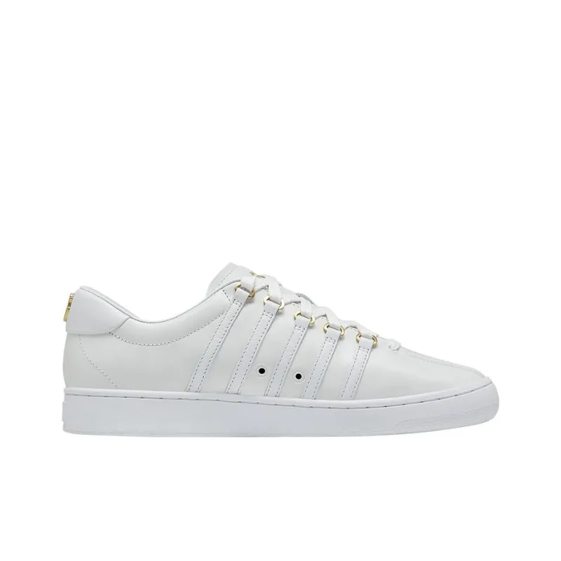 KSWISS Abrasion Resistant Low Top Skateboard Shoes Men's White-1
