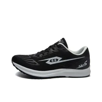 TANSHEZHE Dark Horse 1.0 Cushioning Abrasion Resistant Breathable Slip Resistant Low Top Running Shoes Unisex Black