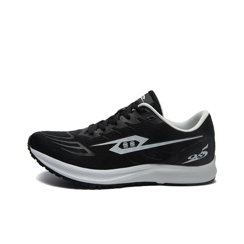 TANSHEZHE Dark Horse 1.0 Cushioning Abrasion Resistant Breathable Slip Resistant Low Top Running Shoes Unisex Black-0