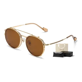 SHAWN LEE Alloy Oval Sunglasses Unisex