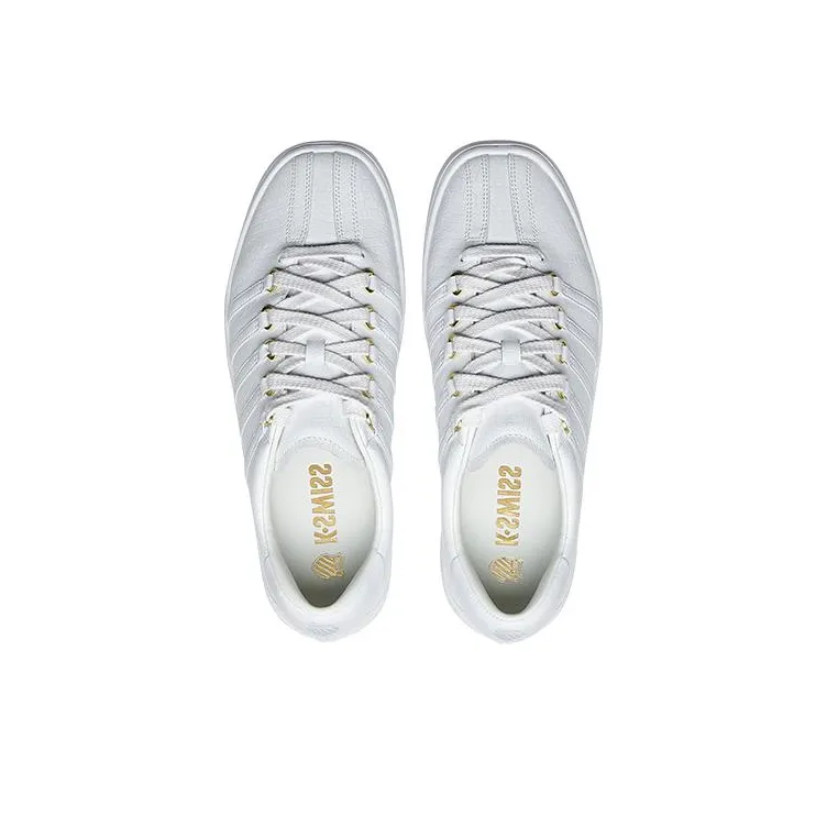 KSWISS Classic 66 Anti Slip Wear Resistant Low Top Skateboard Shoes Women's White-3