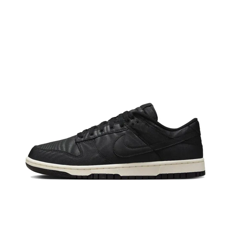 Nike Dunk Low Black Canvas-0