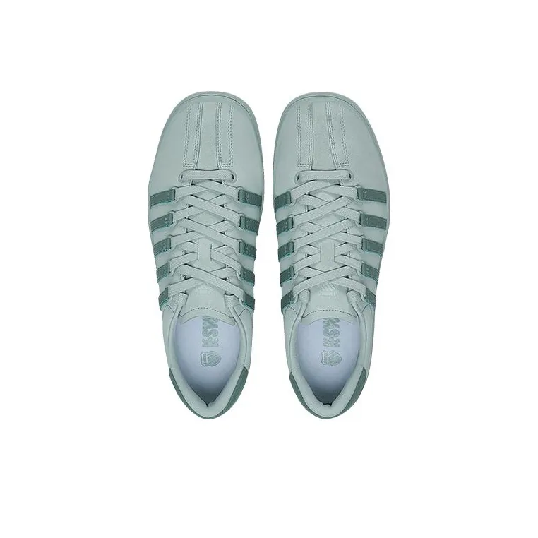 KSWISS Classic 66 Abrasion Resistant Low Top Skateboard Shoes Women's Light Cyan Green-3